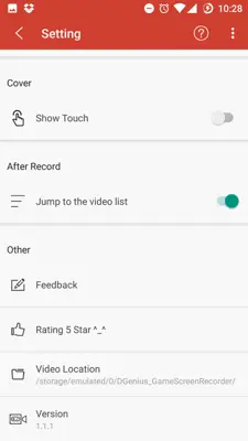 Game Screen Recorder android App screenshot 4